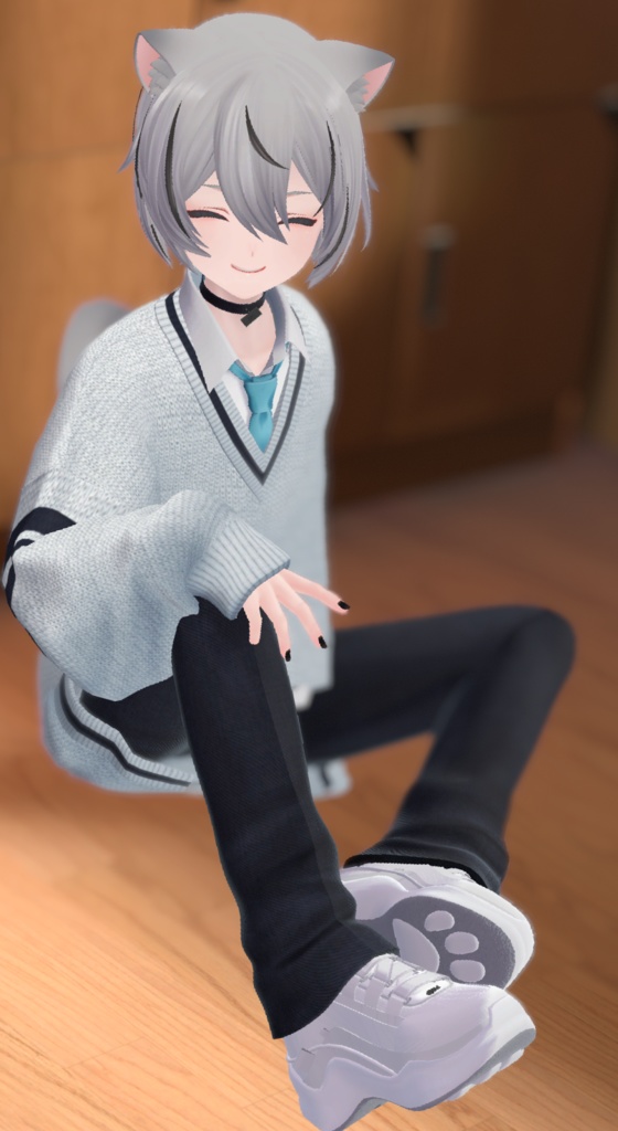 【くうた対応】School sweater #Kuuta3D