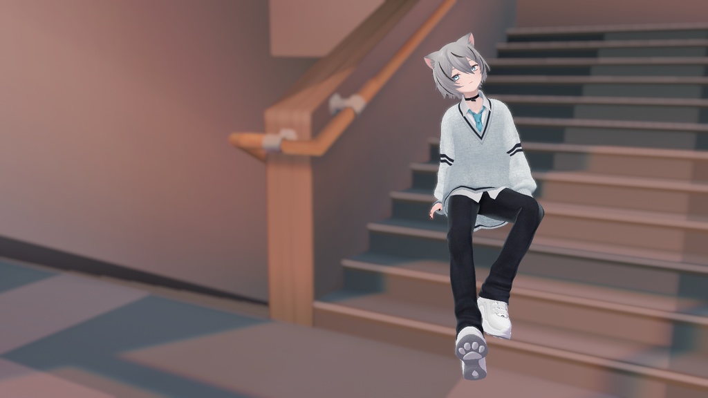 【くうた対応】School sweater #Kuuta3D