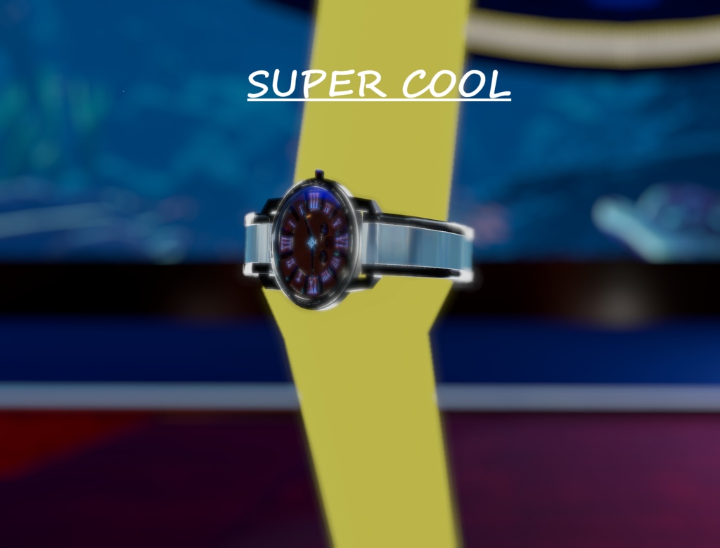 【VRChat対応】MUMEI_5 coolなアナログ腕時計