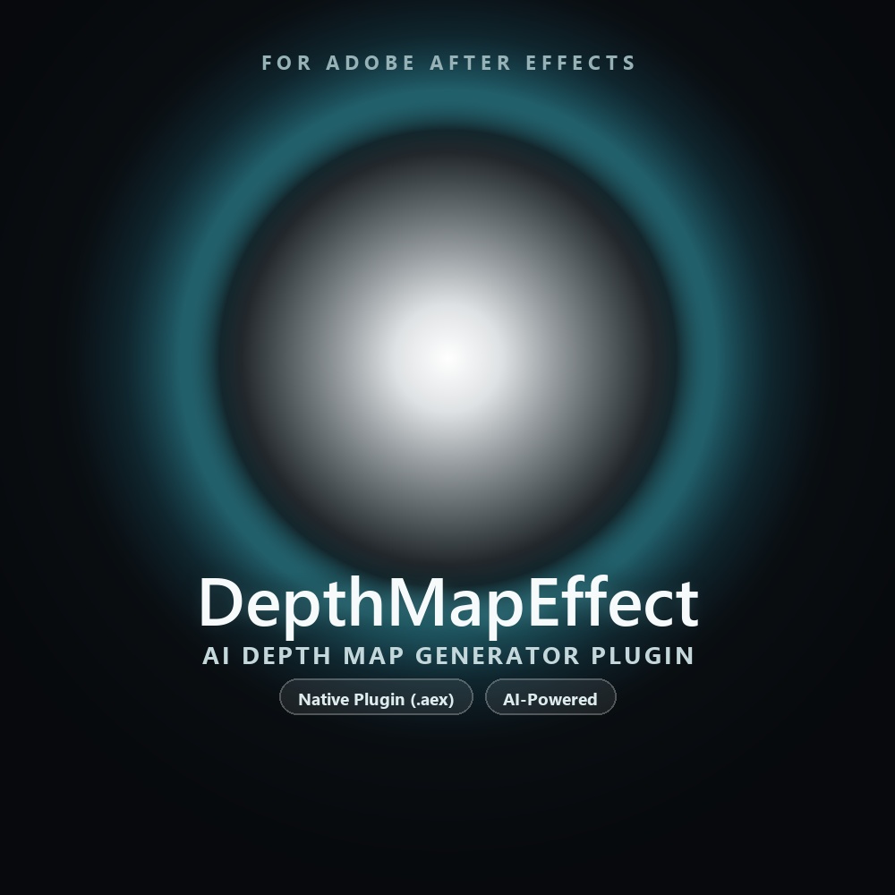 【After Effects】DepthMapEffect — AI深度マップ生成ネイティブプラグイン