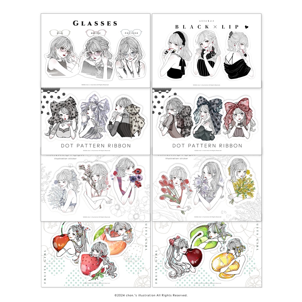 クリアステッカーセット