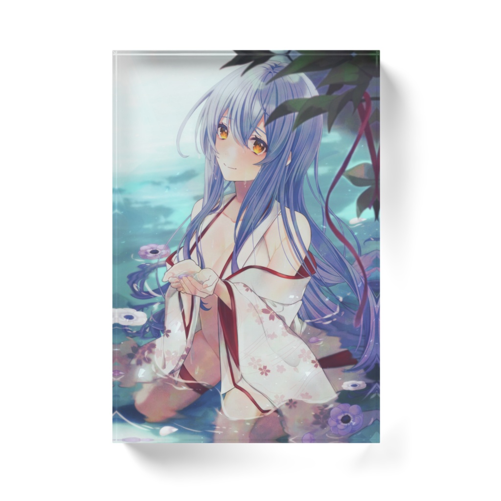 水無月りりあ 1周年キービジュアル アクリルブロック