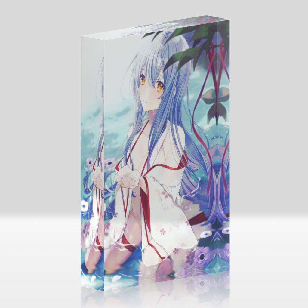 水無月りりあ 1周年キービジュアル アクリルブロック