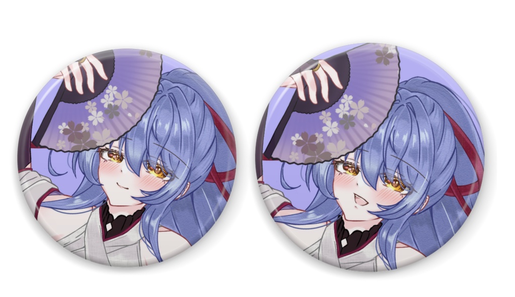 水無月りりあ 巫女さん缶バッジ