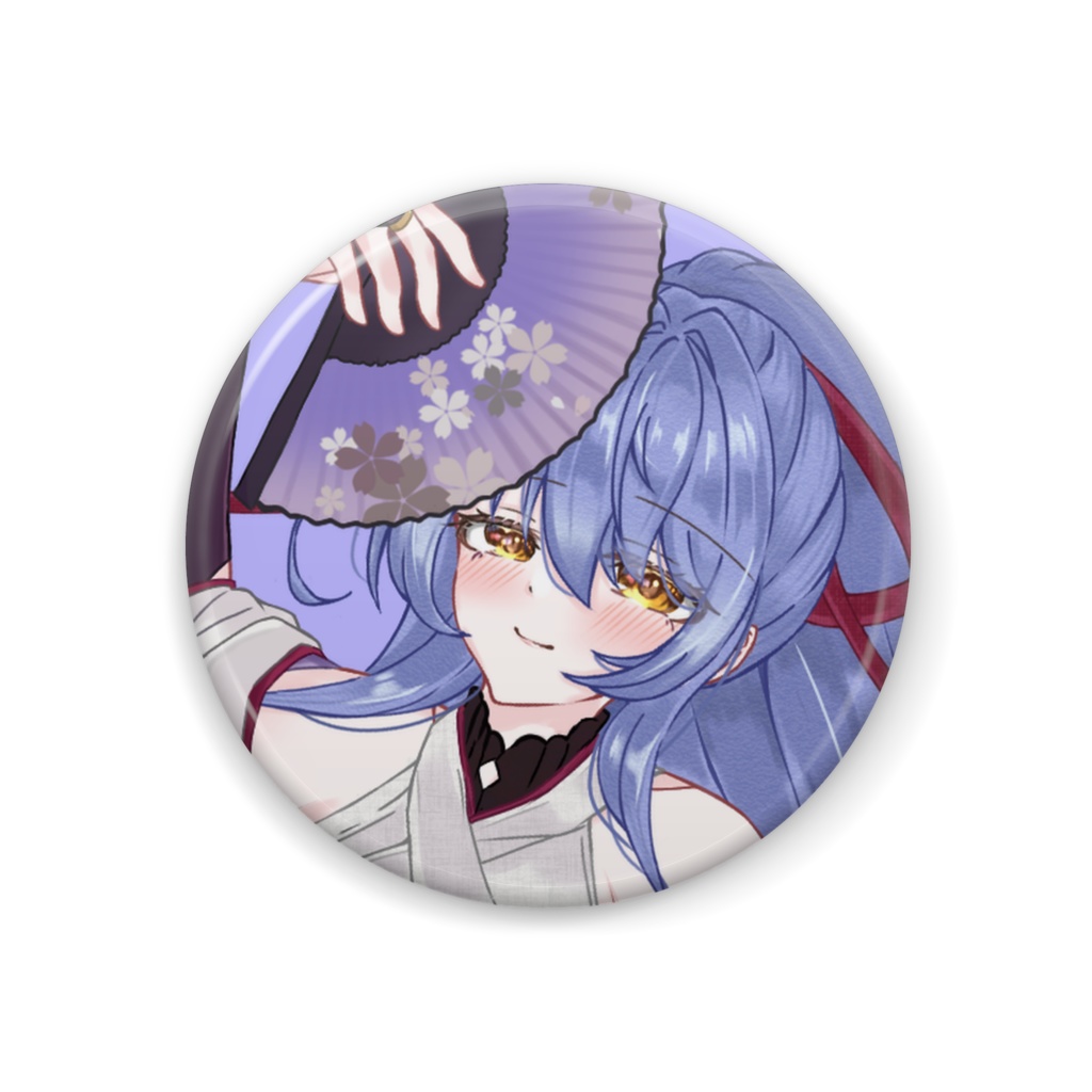 水無月りりあ 巫女さん缶バッジ