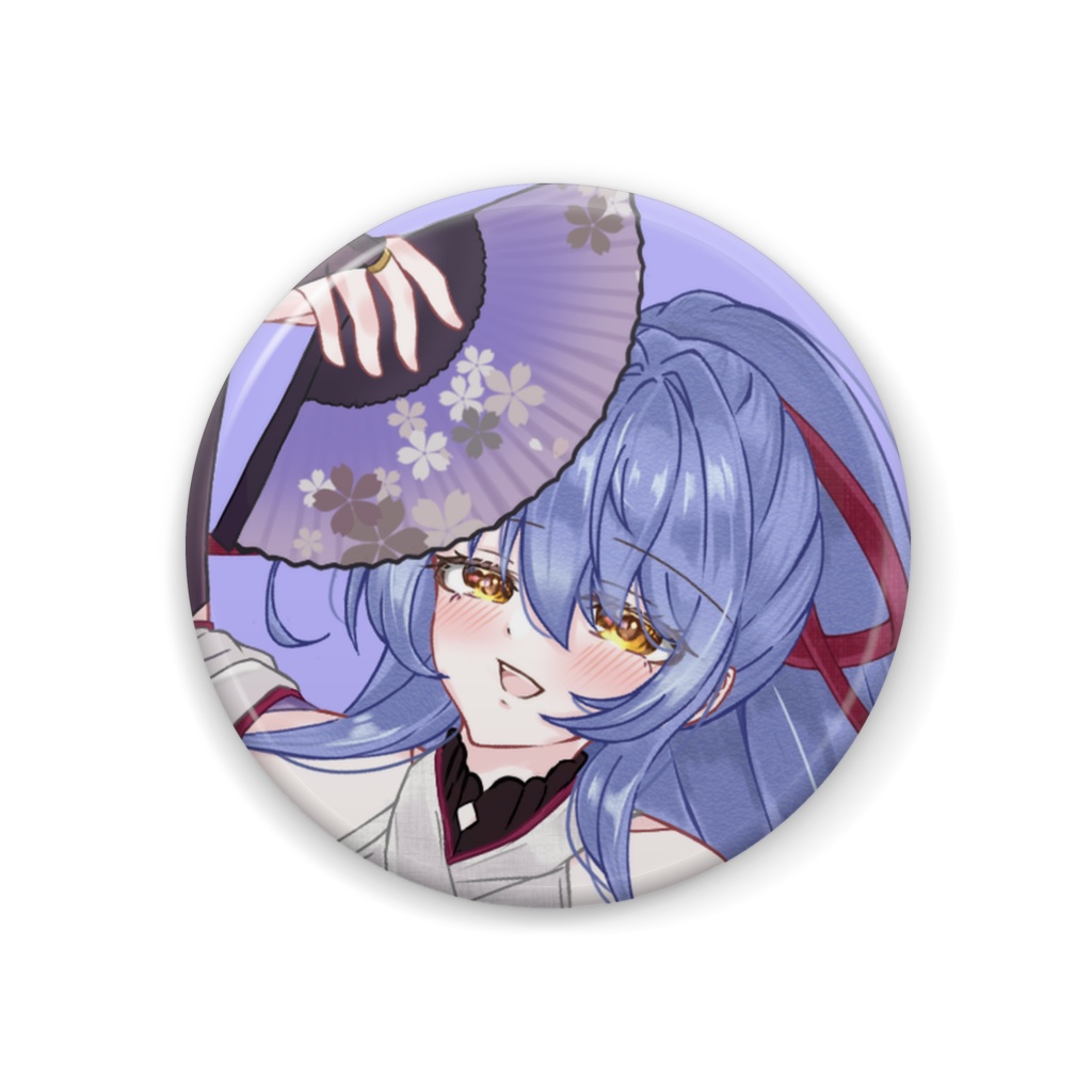 水無月りりあ 巫女さん缶バッジ