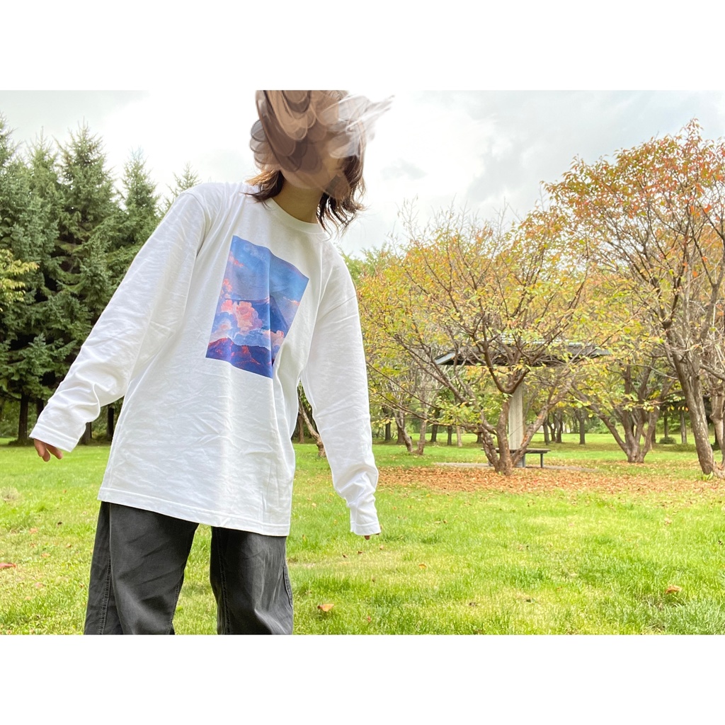 そらとやまの青いロンT