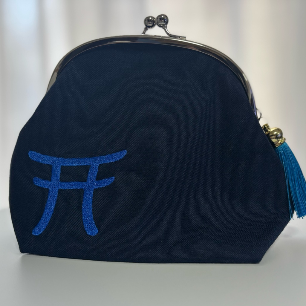 【刺繍入りポーチ】つきみつAoオリジナル