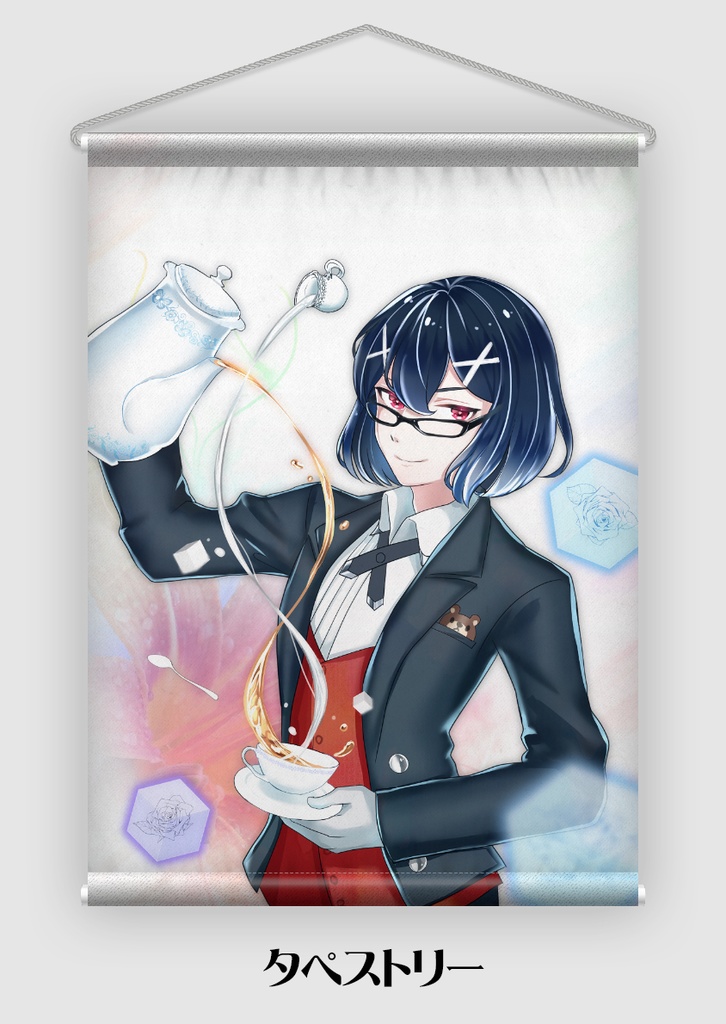 白風クロウ タペストリー