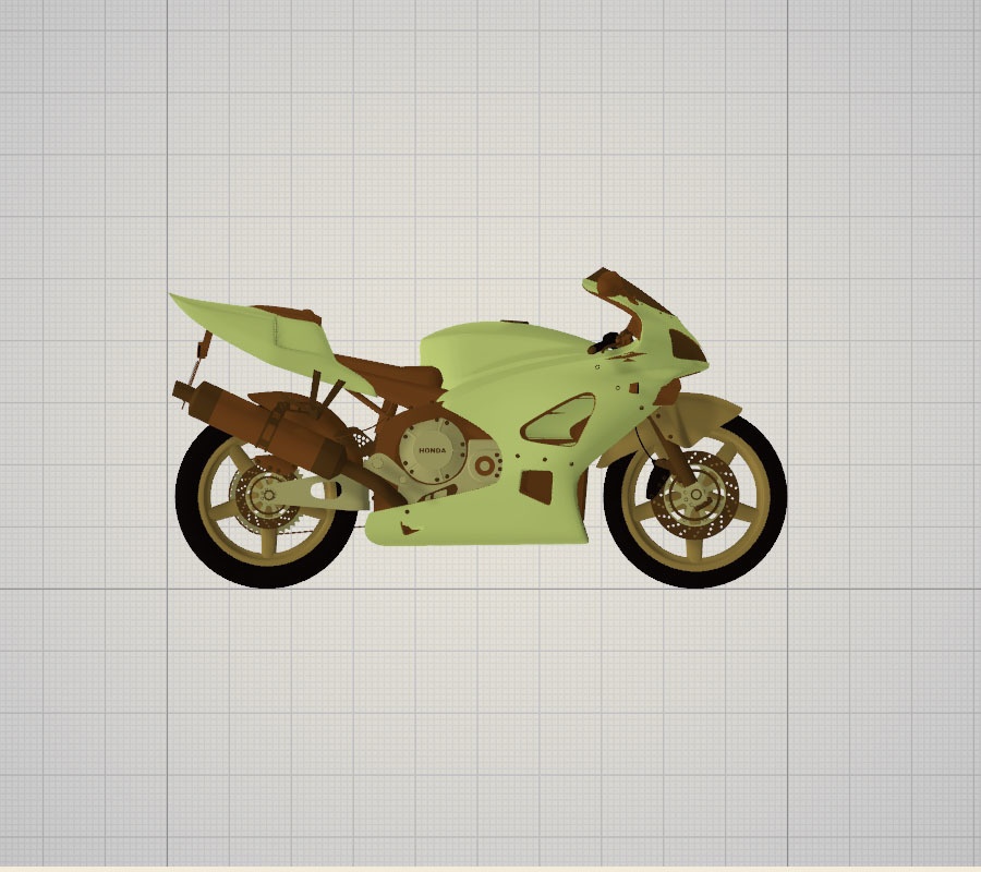 3d  バイク