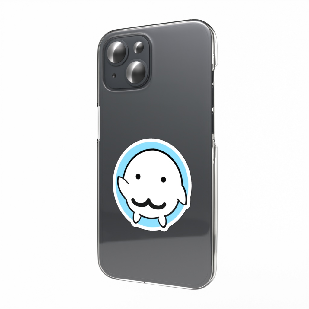 スマホステッカー（水色）