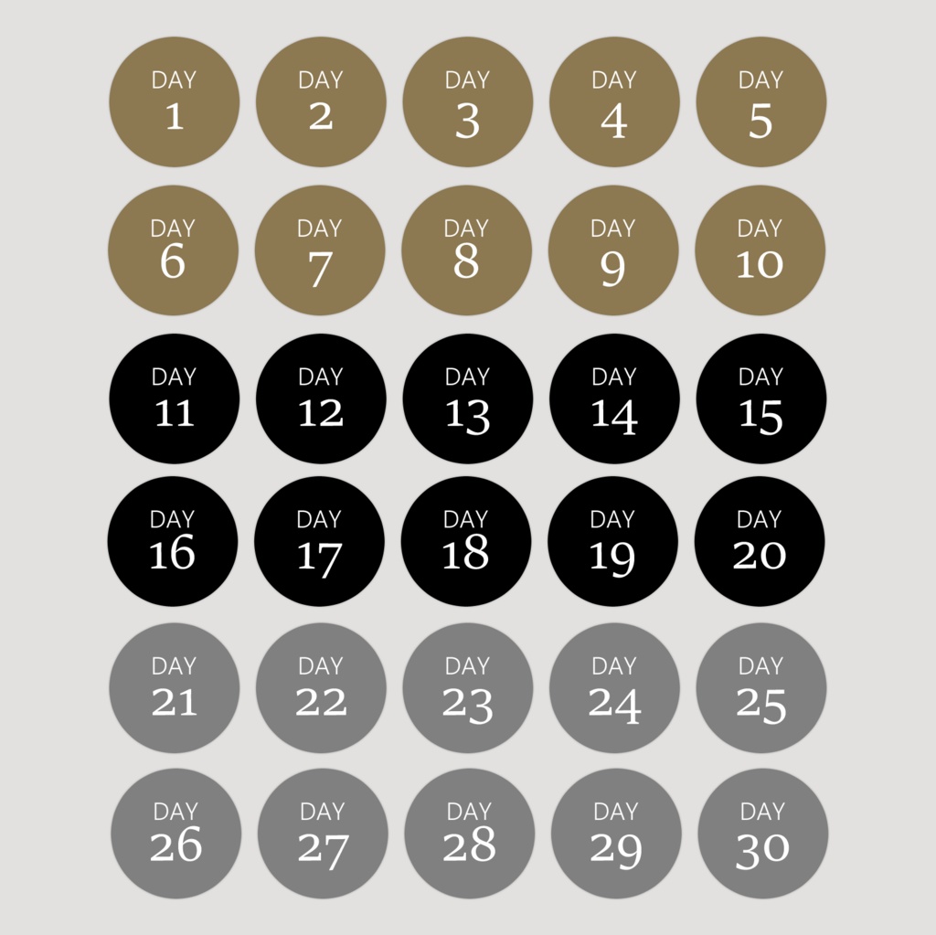 ココフォリア用 くるっと回るapng日付パネル