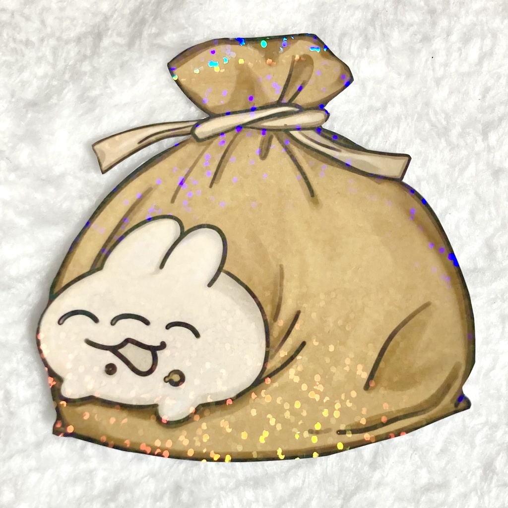 デカ☆キラ 三ツ目うさぎステッカー