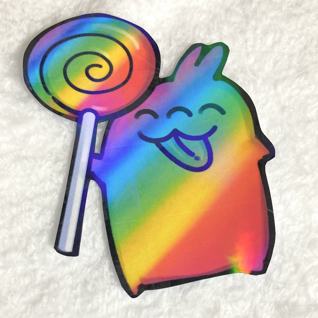 デカ☆キラ 三ツ目うさぎステッカー