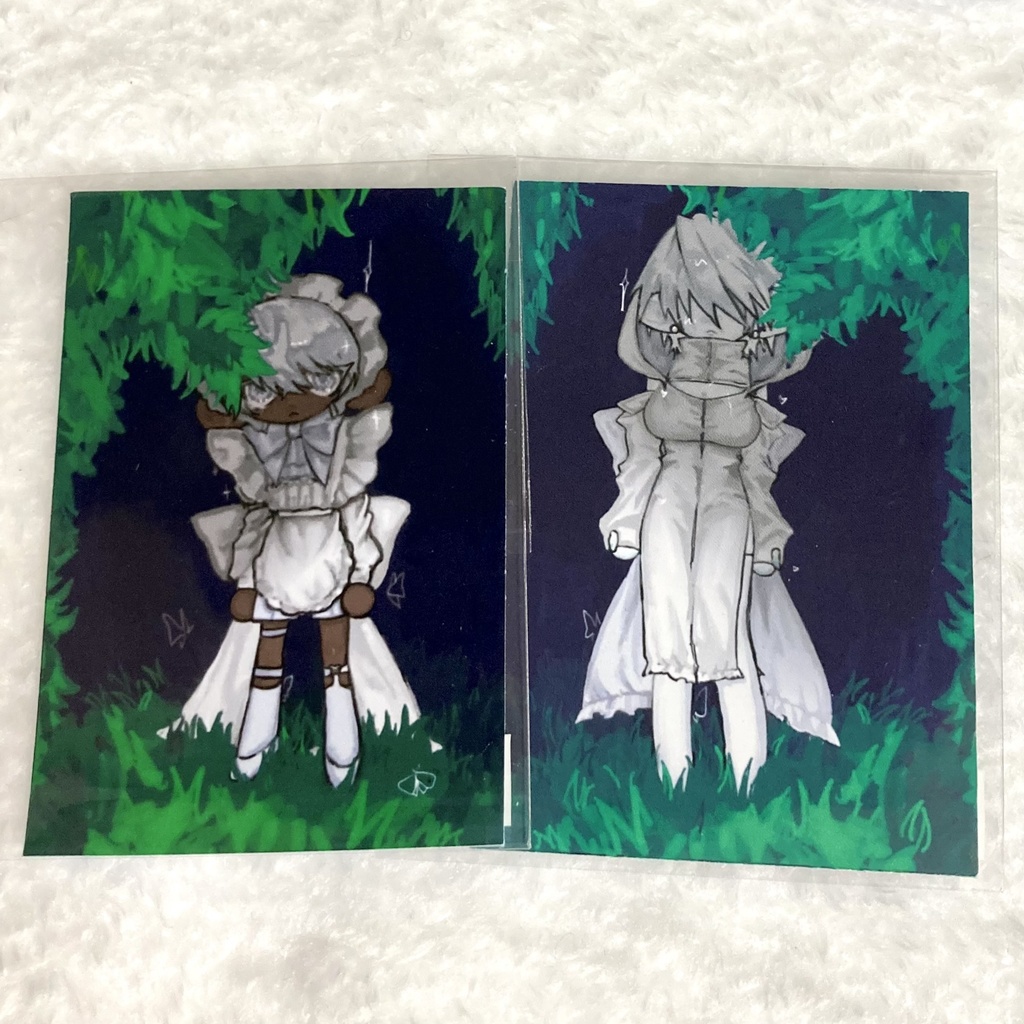 庭師くんと蚕さんステッカー