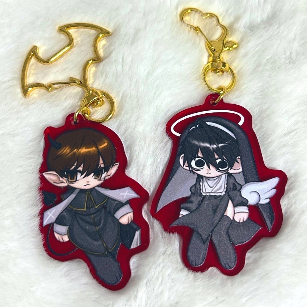 神父月×シスターL アクリルキーホルダー