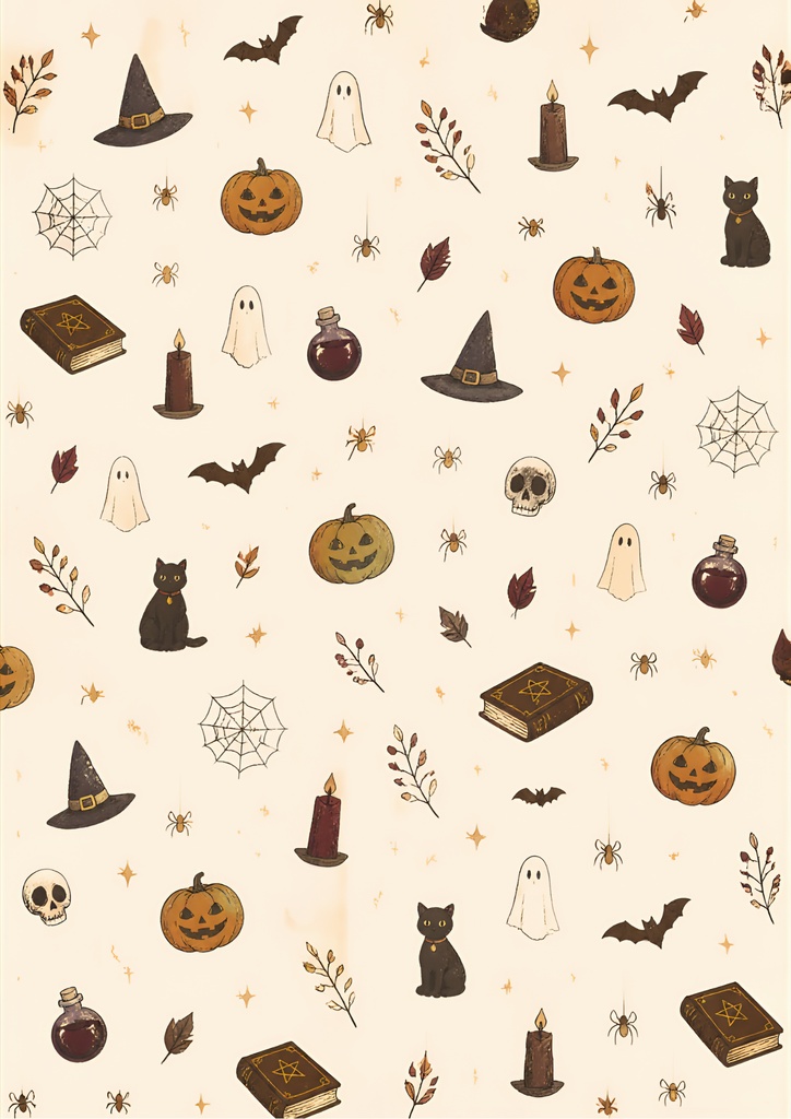 Halloween DESIGN PAPER|5枚セット