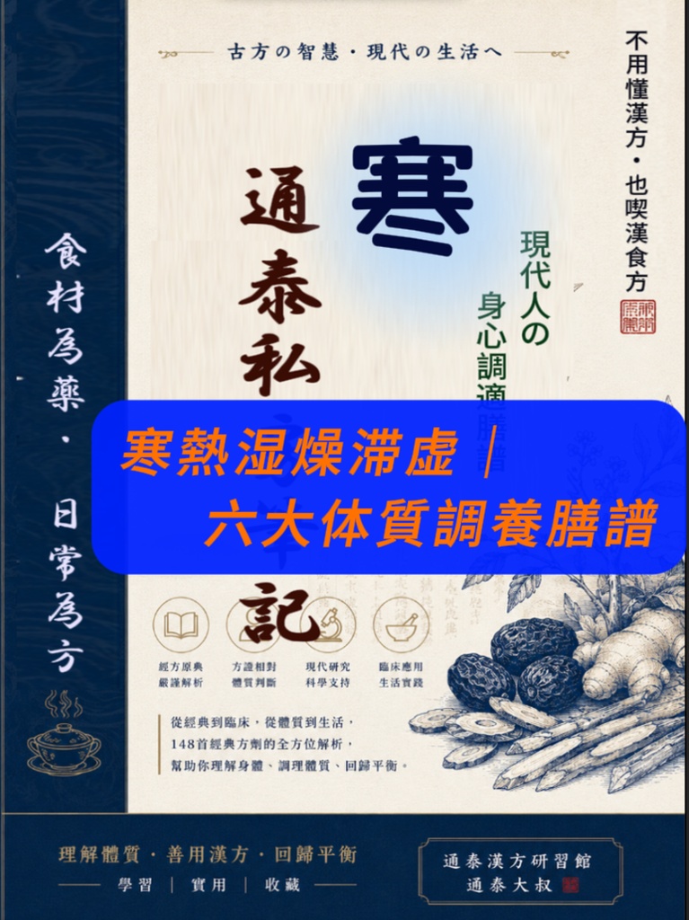 日本漢方｜寒体質調養膳譜（3方精選）