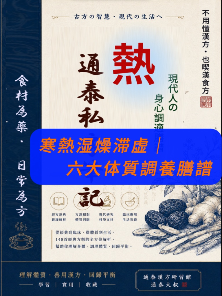 日本漢方｜熱体質調養膳譜（3方精選）