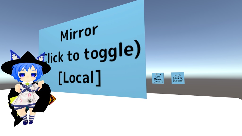 Ultra Low Mirror & High Mirror 切り替えセット / Ultra Low Mirror & High Mirror Switching package