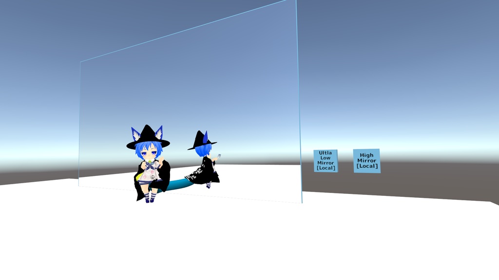 Ultra Low Mirror & High Mirror 切り替えセット / Ultra Low Mirror & High Mirror Switching package