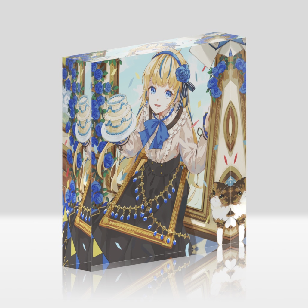 ２周年記念アクリルブロック