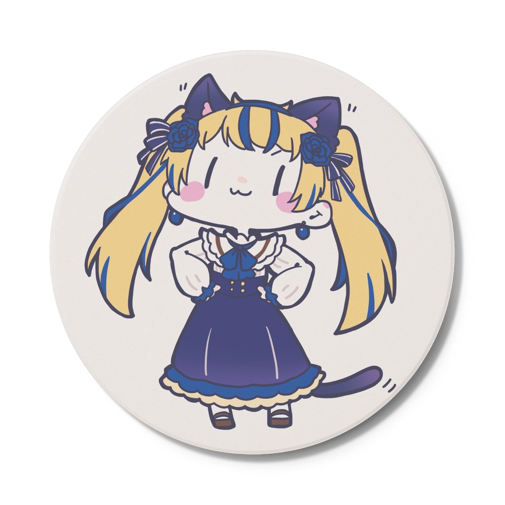 どや猫のまコースター