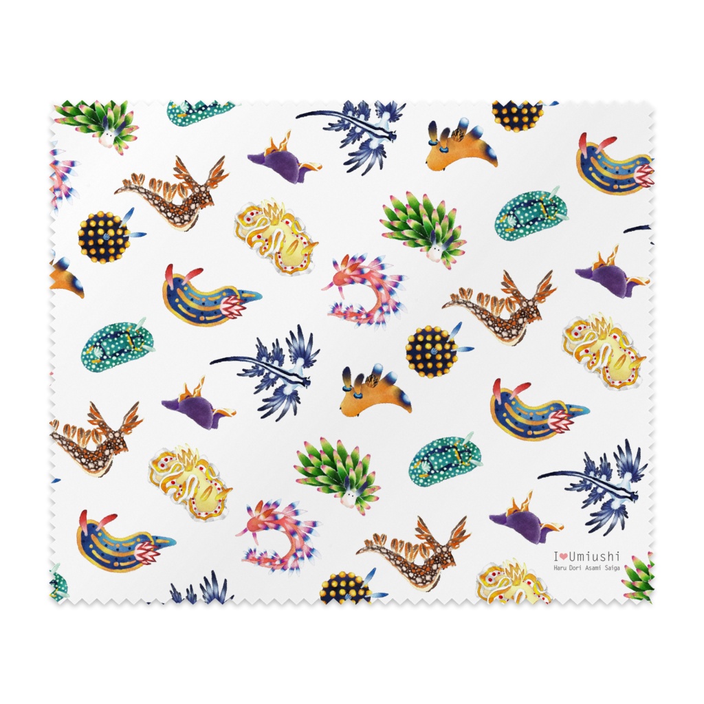 【新柄追加】ウミウシクリーニングクロス