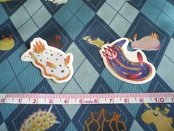 ウミウシふせん 3種