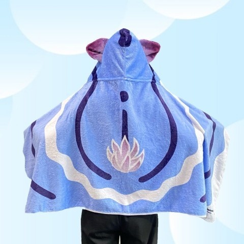 ウミウシになれるフードバスタオル(ミゾレウミウシ)