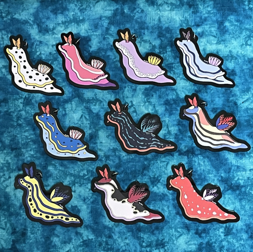 ラバスト風ウミウシアクリルキーホルダー