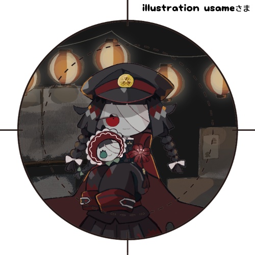 ロゼットリボン型缶バッジ