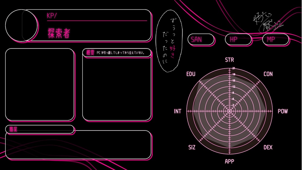【CoC R15ヤンデレシナリオ】好い厭い SPLL:E194337