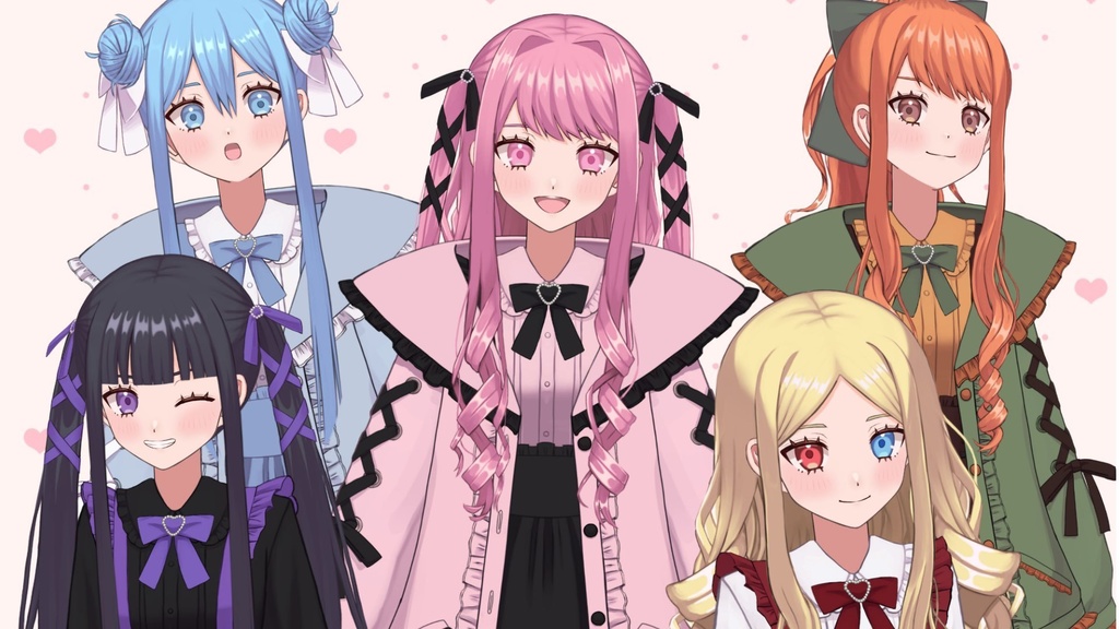 【汎用モデル】沢山カスタムできる量産型女子【Vtubestudio対応】