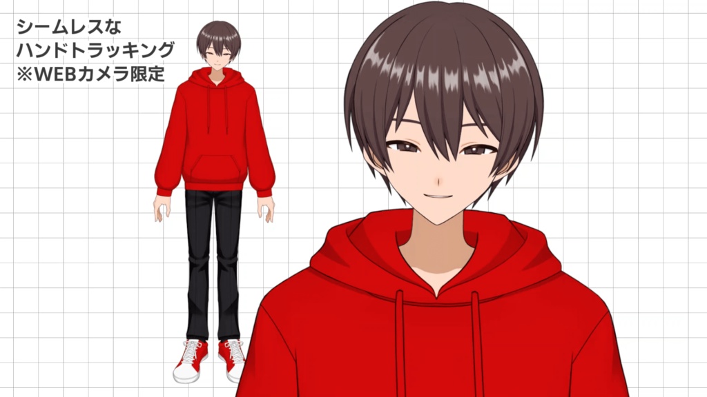 【汎用モデル】カスタム男子【VTS/ハンドトラッキング/Vtuber用Live2Dモデル】