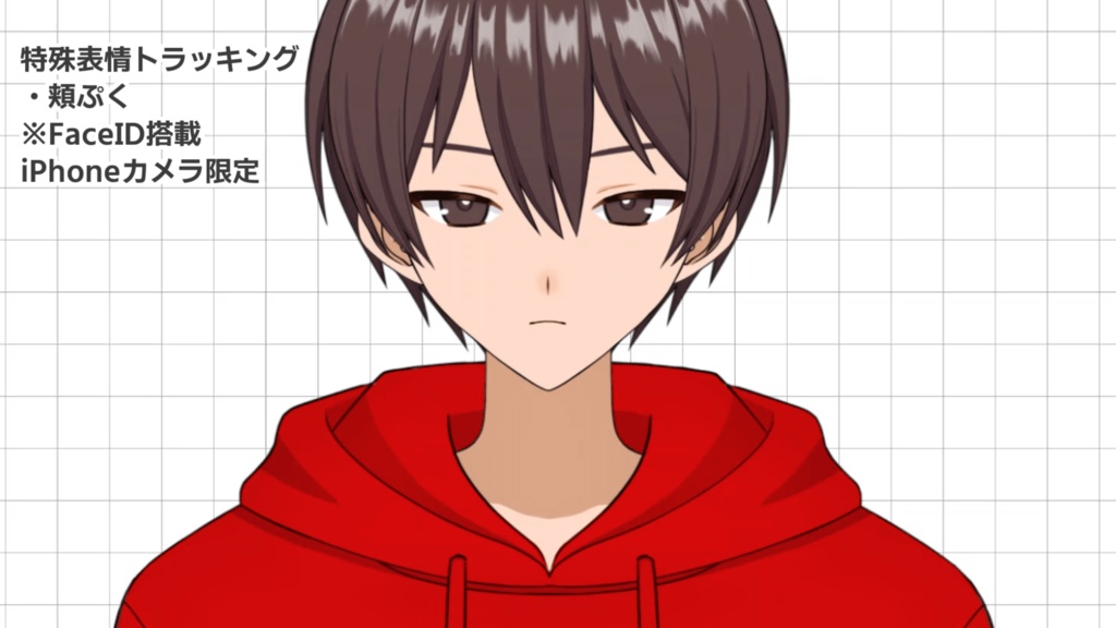 【汎用モデル】カスタム男子【VTS/ハンドトラッキング/Vtuber用Live2Dモデル】