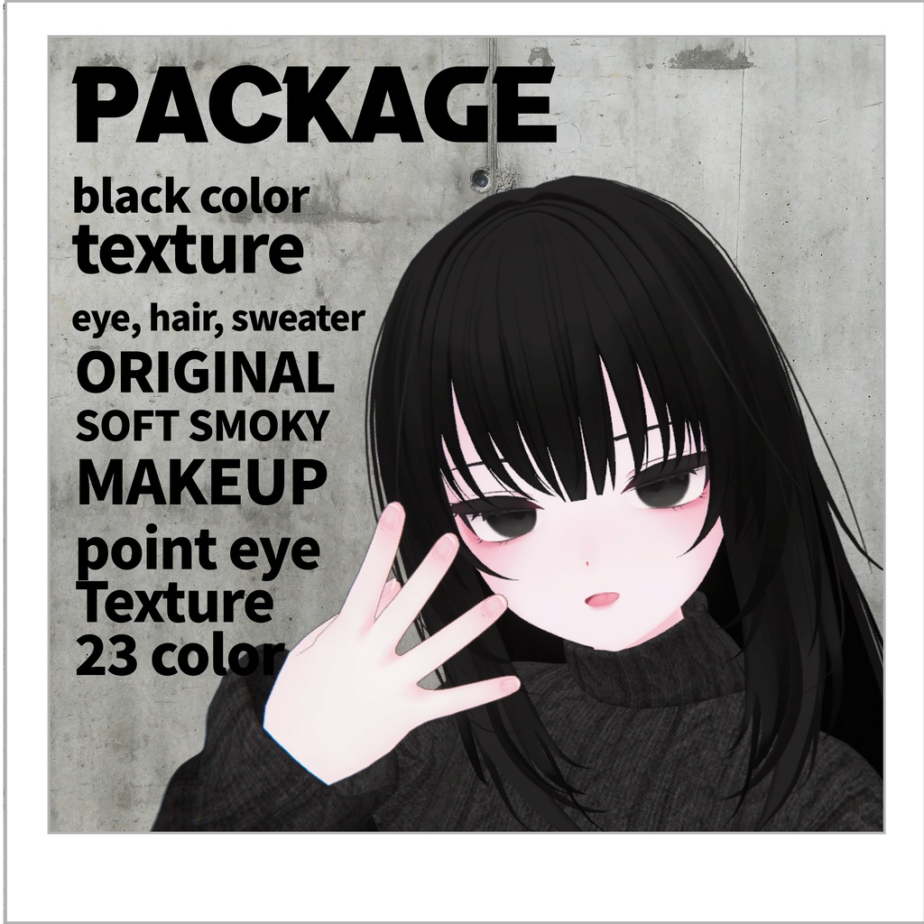 50% SALE【凪-NAGI-】Black Make up Color pack with [ 23 Color ] Eye Texture 缩略图 6