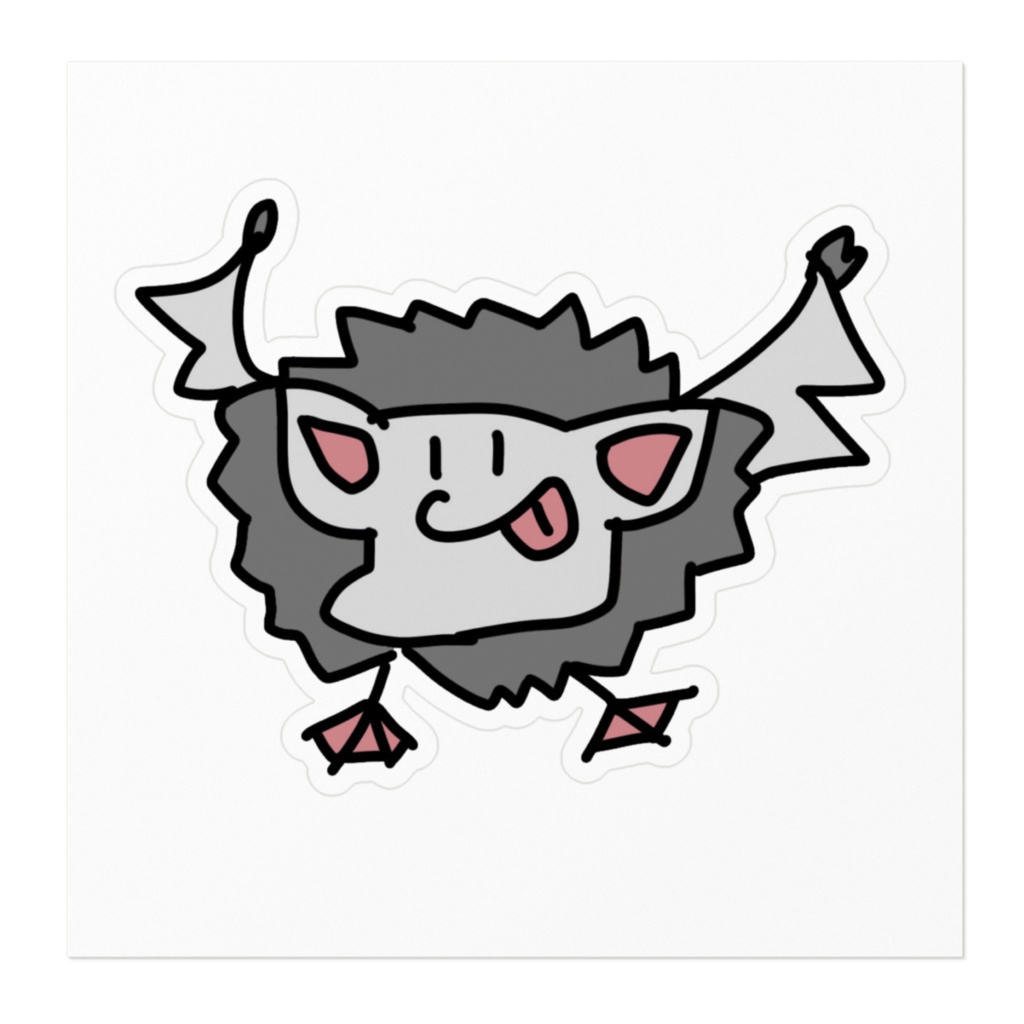 どこにでも貼れるかむかむさん