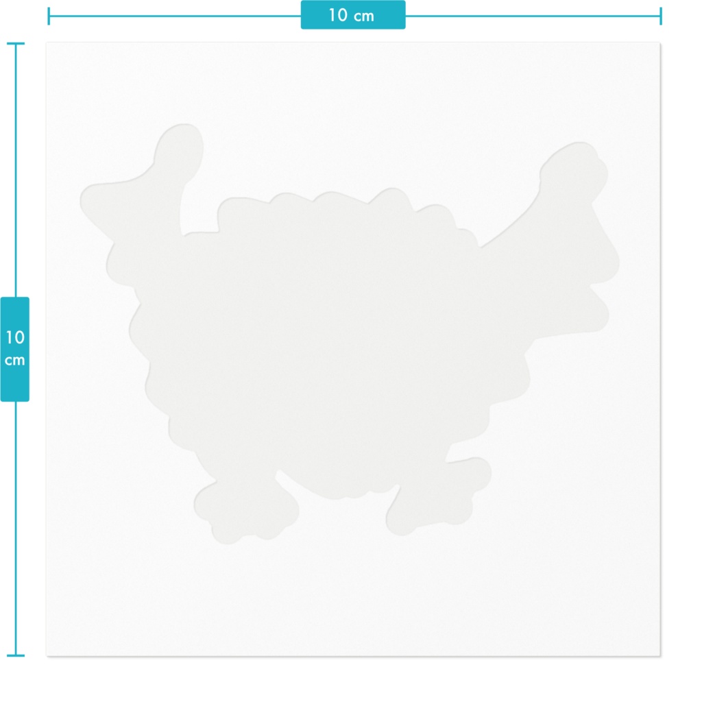 どこにでも貼れるかむかむさん