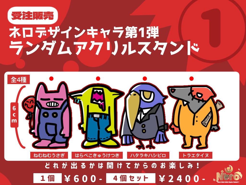 ネロデザインキャラランダムミニアクスタ
