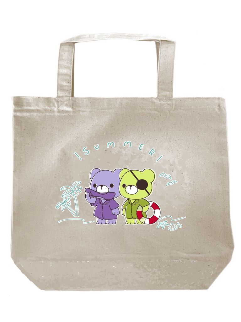 キブ風くまちゃんトートバッグ