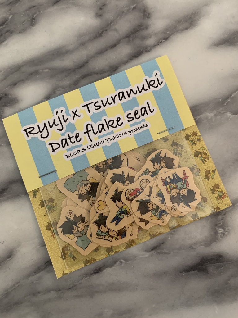 リュウツラフレークシール（あんしんBOOTHパック発送）