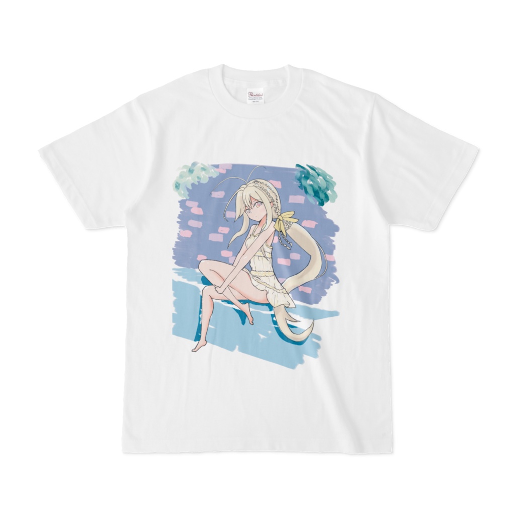 立華卯衣 Tシャツ-白