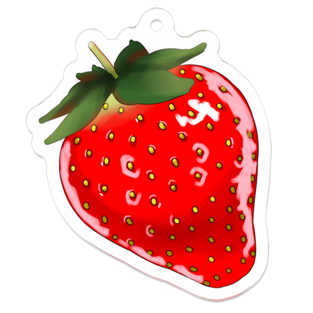 いちご アクリルキーホルダー