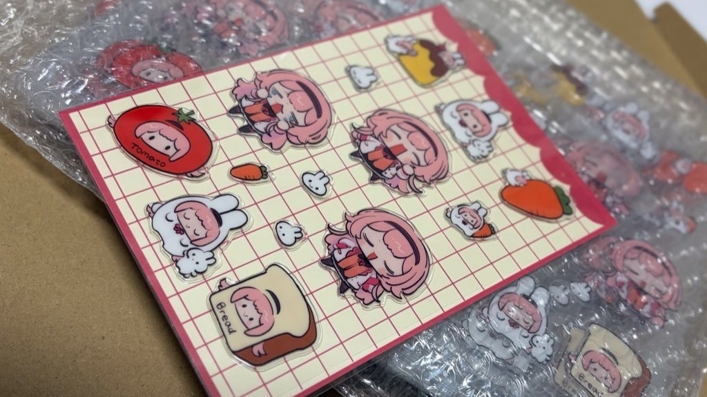 ぷっくりステッカー