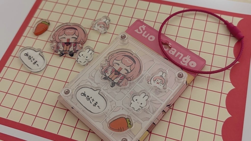 パッケージ風アクキー