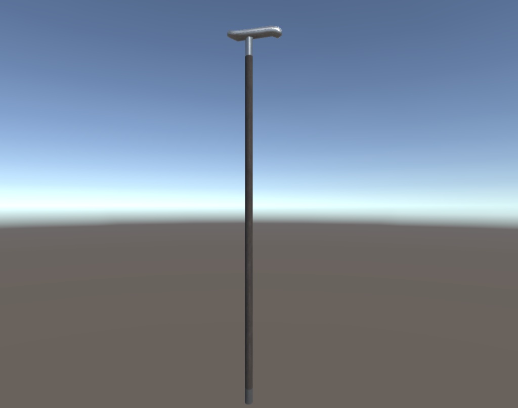 【オリジナル3Dモデル】紳士の杖(△134ポリゴン)