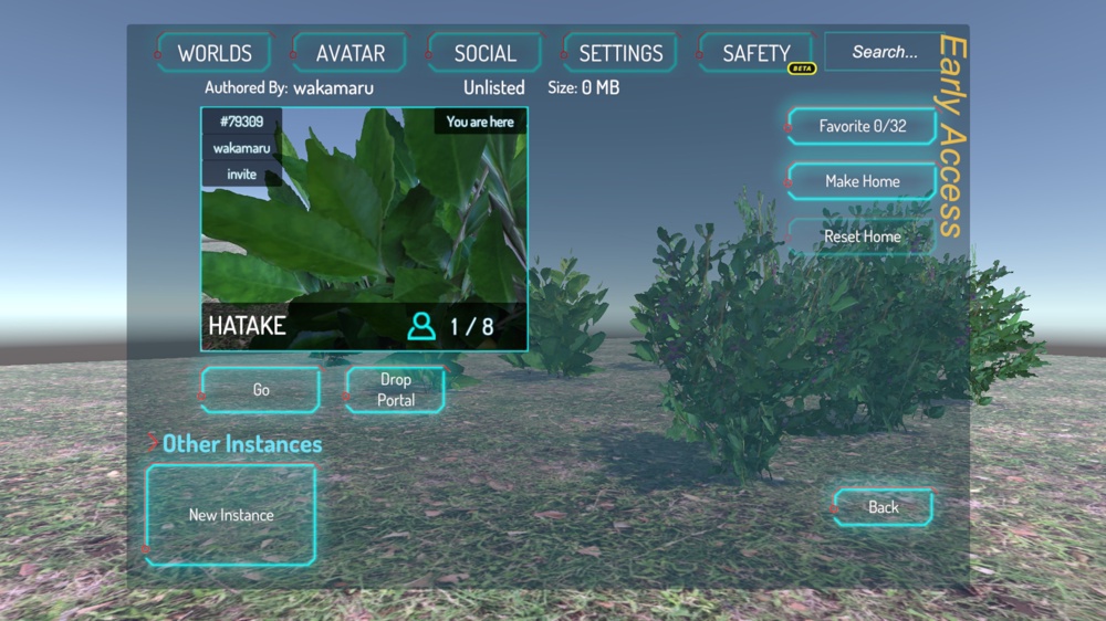 植物のローポリ3Dモデルと草地のテクスチャ【オリジナル3Dモデル】