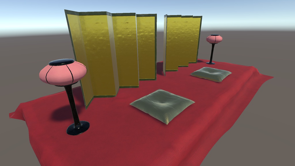 ひな祭りで使えそうな3Dモデル【VRChat使用可、オリジナル3Dモデル】