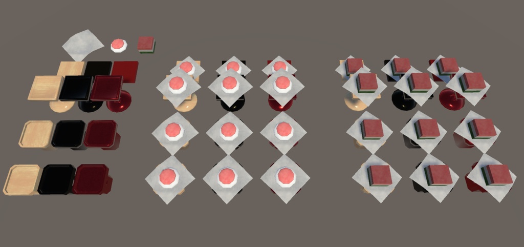 ひな祭りで使えそうな3Dモデル【VRChat使用可、オリジナル3Dモデル】